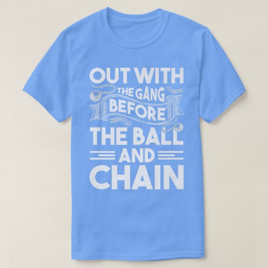 仲間と一緒におもしろい独身パーティー ハンター  新郎 Tシャツ (デザイン正面)