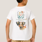 仲間にチャープ» Cartoon Dog Water color Tシャツ (裏面)