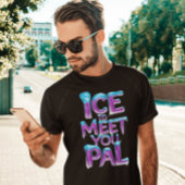 仲間に会う氷 Tシャツ