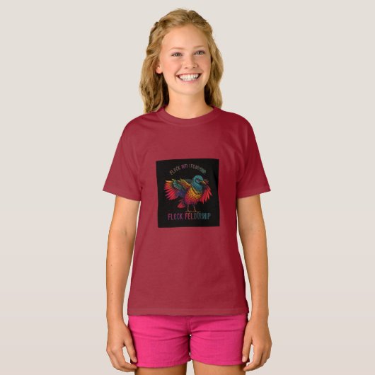 仲間に集まる Tシャツ (正面フル)