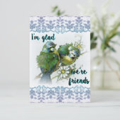 仲間のブルーバード・スモールでよかった サンキューカード (スタンド正面)