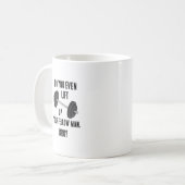 仲間を持ち上げるか コーヒーマグカップ (正面左)