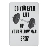 仲間を持ち上げるか ミニクリップボード (裏面)