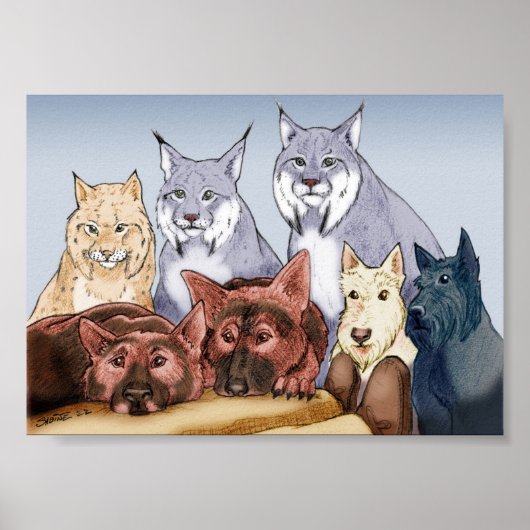 仲間 – 色付き ポスター (正面)