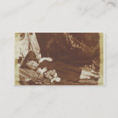 仲間、c.1843-47 (塩味のペーパープリントからの 名刺 (裏面)