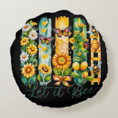 任せる ラウンドクッション (裏面)