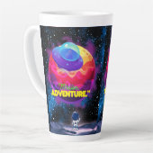 任務と冒険 カフェラテマグ (左アングル)