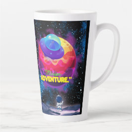 任務と冒険 カフェラテマグ