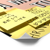 任務に就いたやる気を起こさせる女性 ポスター (角)