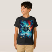 任務に就いた亀 Tシャツ (正面フル)
