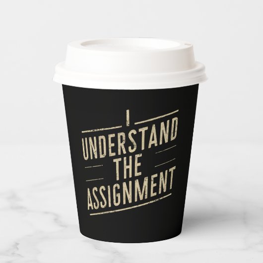 任務を理解しました カマラの2024年への投票 紙コップ (正面)