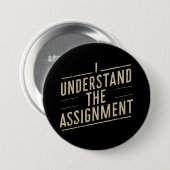 任務を理解しました カマラの2024年への投票 缶バッジ (正面&裏面)