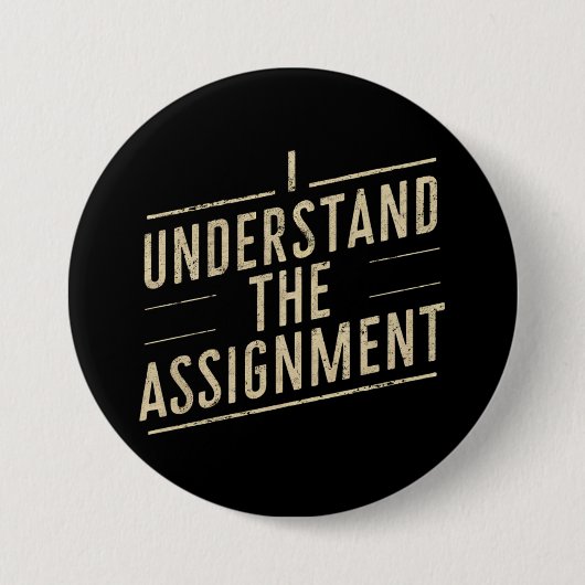 任務を理解しました カマラの2024年への投票 缶バッジ (正面)