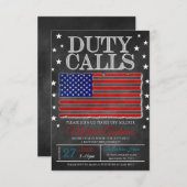 任務呼び出し配備招待状 招待状 (正面/裏面)