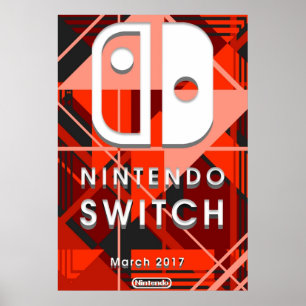 任天堂スイッチ抽象芸術 ポスター