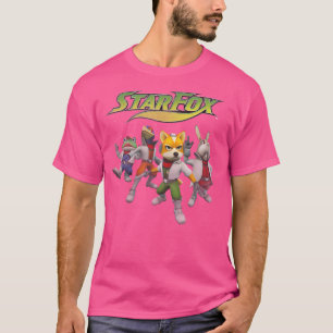 任天堂スターキツネグループショット Tシャツ