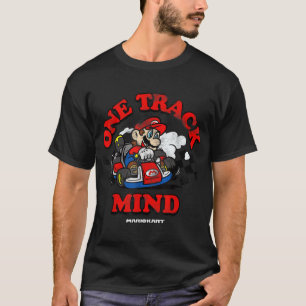 任天堂マリオKartワントラックマインドグラフィック Tシャツ