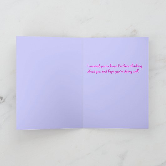 任意こんにちはの挨拶状 カード (内部)