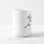 任意にジェーンAustenのマグを引用します コーヒーマグカップ (中央)