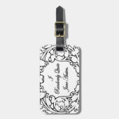 任意に引用文ジェーンAusten ラゲッジタグ (正面縦)