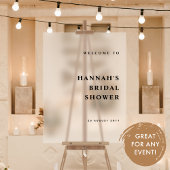 任意のイベントとエレガント歓迎モダン霜 アクリルサイン