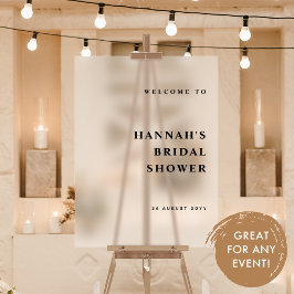 任意のイベントとエレガント歓迎モダン霜 アクリルサイン