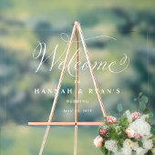 任意のイベントを追加エレガント、ようこそアクリル記号 アクリルサイン