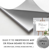 任意のイベントエレガント、書道の歓迎サイン ポスター