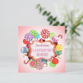 任意のイベントキャンディ招待状 セーブザデート (スタンド正面)