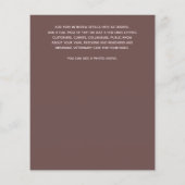 任意のイベントフォトカード、招待状、レビュー年、画像 (裏面)