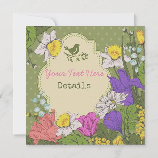 任意のイベントフローラ シーズンカード (正面)