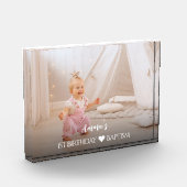 任意のイベント独自のKeepsake写真を作成カスタムする フォトブロック (左)