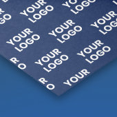 任意のイメージまたはビジネスロゴ編集可能ダークネイビーブルー 薄葉紙