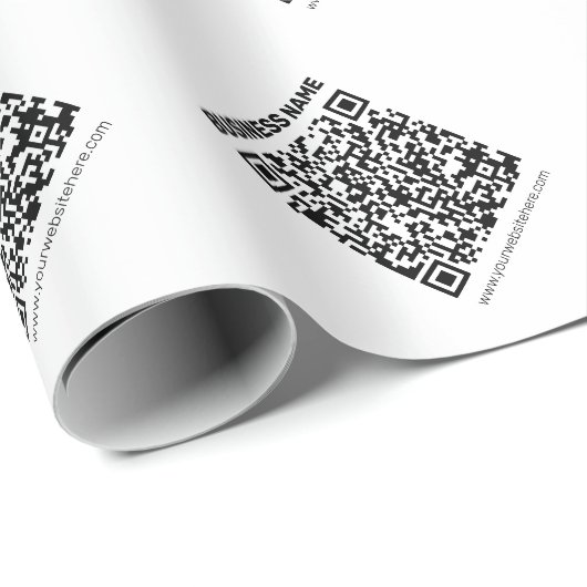 任意のウェブサイトのアドレスでQRコードを即座に作成 ラッピングペーパー (ロールコーナー)