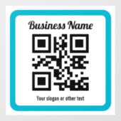 任意のウェブサイトのURLを追加してQRコードを即座に作成 ウィンドウサイン (シート)