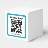 任意のウェブサイトのURLを追加してQRコードを即座に作成 フェイバーボックス (正面サイド)