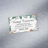 任意のカスタムの花柄 マグネット名刺 (インサイチュ)