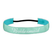 任意のカスタムカラーブライドメイドウェディングパーティヘッドバンド アスレチックヘッドバンド (正面)