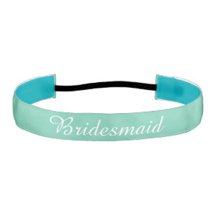 任意のカスタムカラーブライドメイドウェディングパーティヘッドバンド アスレチックヘッドバンド