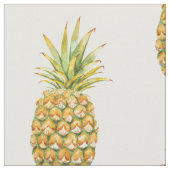 任意のカスタムカラー水色パイナップル生地 ファブリック (クローズアップ)