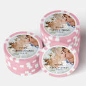 任意のカスタム結婚式の引き出物 ポーカーチップ (積み重ね)