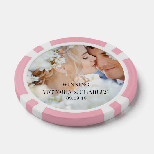 任意のカスタム結婚式の引き出物 ポーカーチップ (シングル)