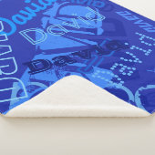 任意のカッコいい名前のコラージュ シェルパブランケット (3/4)