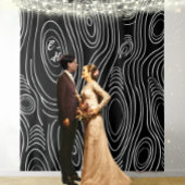 任意のカラーウッドグレイン素朴抽象芸術アート タペストリー