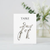 任意のカラーテーブル番号ファンシーSilver ポストカード (スタンド正面)