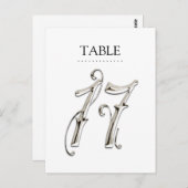 任意のカラーテーブル番号ファンシーSilver ポストカード (正面/裏面)