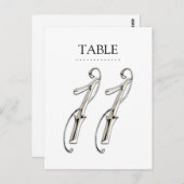 任意のカラーテーブル番号ファンシーSilver ポストカード (正面/裏面)