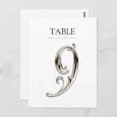 任意のカラーテーブル番号ファンシーSilver ポストカード (正面/裏面)