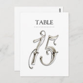 任意のカラーテーブル番号ファンシーSilver ポストカード (正面/裏面)