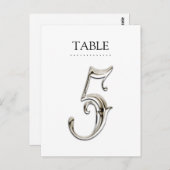 任意のカラーテーブル番号ファンシーSilver ポストカード (正面/裏面)